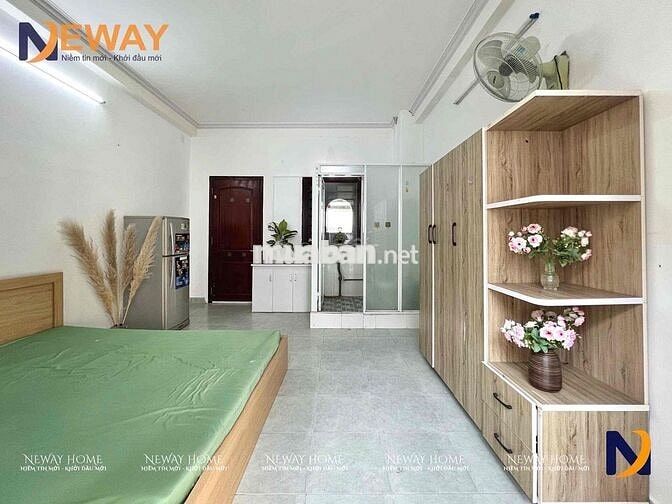 PHÒNG STUDIO FULL NỘI THẤT BAN CÔNG  RỘNG RÃI THOÁNG MÁT GAANF AEONMAL
