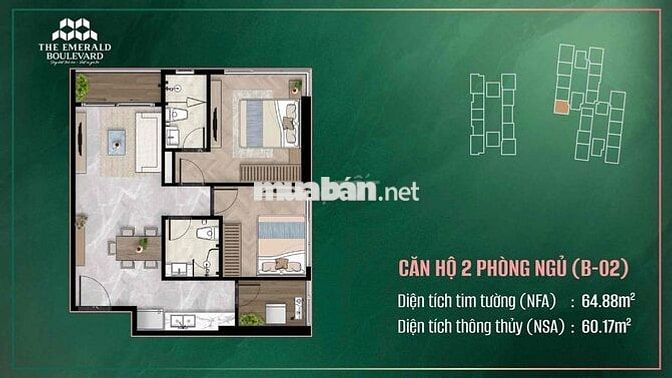 Căn hộ Emerald view sông SG bàn giao full nội thất cao cấp samsung