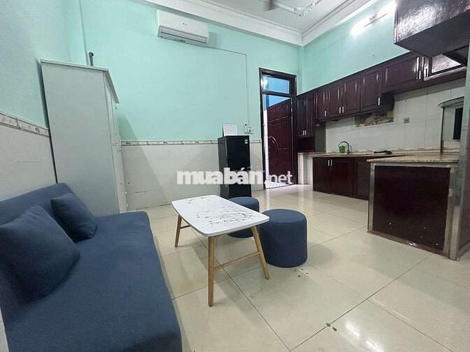 CHDV TRỆT GẦN NGÃ TƯ 4 XÃ, FULL NT, SÂN SAU, GIẾNG TRỜI,