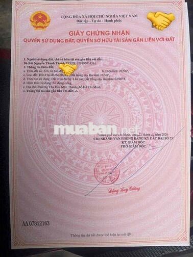 🔥 CHỈ CÒN 4 LÔ *** – ĐẤT RA SỔ GẦN VÒNG XOAY GÒ ĐẬU, QL13 TRUNG T