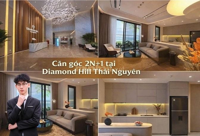Căn Hộ 2pn+1, 75m2, hướng đông nam view đẹp ngắm pháo hoa