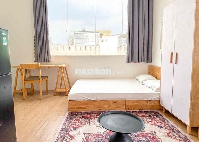 CHO THUÊ STUDIO BAN CÔNG 40m² FULL NỘI THẤT NGAY TRUNG TÂM QUẬN 3