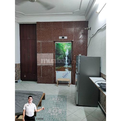 Phòng mặt tiền Đinh Bộ Lĩnh, P.26, 20m2, đầy đủ nội thất, 3.3tr