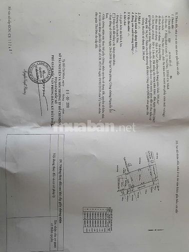 Bán lô đất 365,9m2 đường số 10 Phường Hiệp Bình Chánh Thủ Đức.  