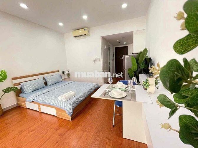 Cho thuê căn studio full nội thất đẹp 35m2 y hình Orchard Garden
