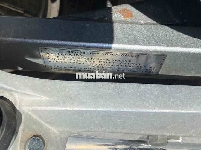 Honda Wave Alpha 2002 Xanh