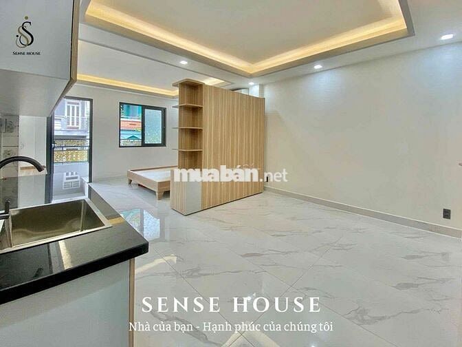 STUDIO TÁCH BẾP | BAN CÔNG | FULL NỘI THẤT CAO CẤP | DT 40M2