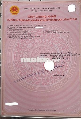 BÁN QUỸ ĐẤT GẦN 2HA – GẦN QL13 – MẶT TIỀN ĐƯỜNG NHỰA – CÓ SUỐI