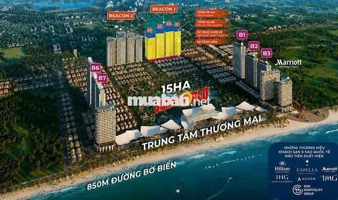 Căn hộ mặt WeiW Sun world, Săn Pháo hoa siêu xịn