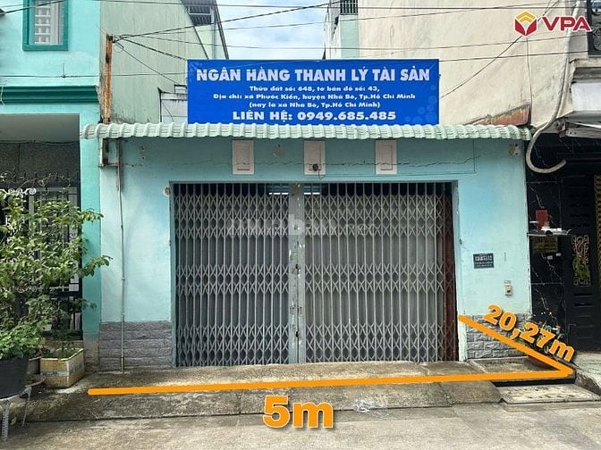 Thông báo đấu giá tài sản của ông Võ Thành Tựu (TP HCM)
