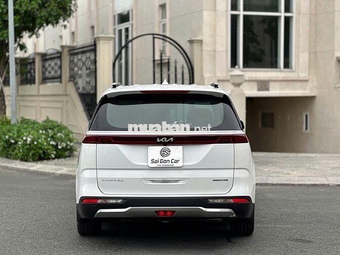 KIA Carnival 2022 Signature Trắng Chuẩn 6v 1 chủ