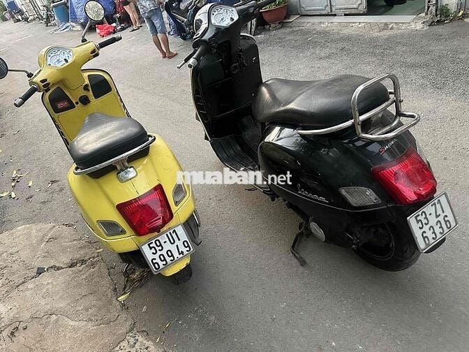 1 cặp piago Vespa GTS Vàng, Đen chính chủ