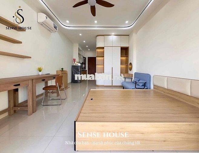 Studio Ban Công 40m2 | Full Nội Thất | New 100% | Ngay Aeon Mall
