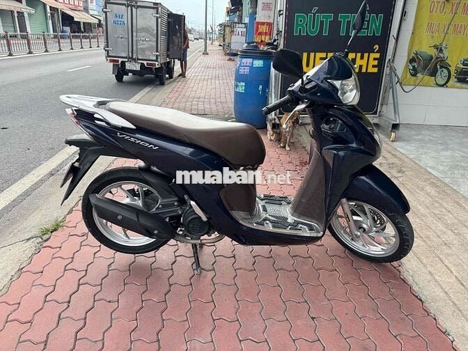 Honda Vision 2022 Xanh nâu đen