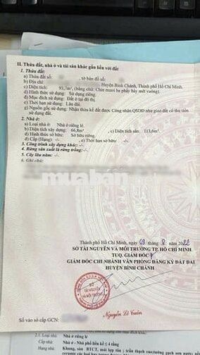 Cần bán gấp căn nhà ở Đinh Đức Thiện