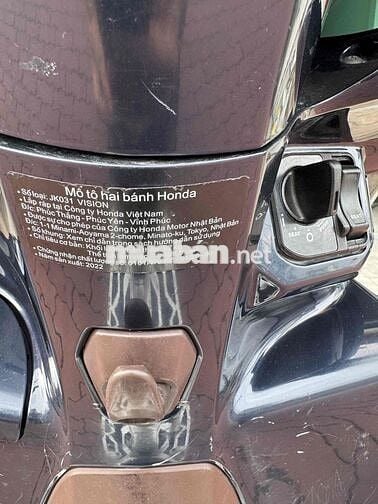 Honda Vision 2022 Xanh nâu đen