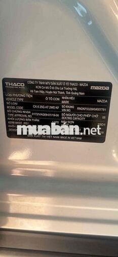 Mazda CX-5 2.5G AT 2WD KF 2019 59870 km Trắng