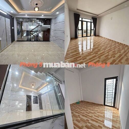 NHÀ THUÊ HẺM Ô TÔ LÝ THÁNH TÔNG,TÂN PHÚ,6PN-5WC-NỘI THẤT ĐẦY ĐỦ 