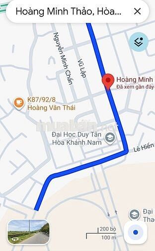 BÁN LÔ ĐẤT VIP MẶT TIỀN HOÀNG MINH THẢO – GIÁ ĐẦU TƯ CỰC TỐT 