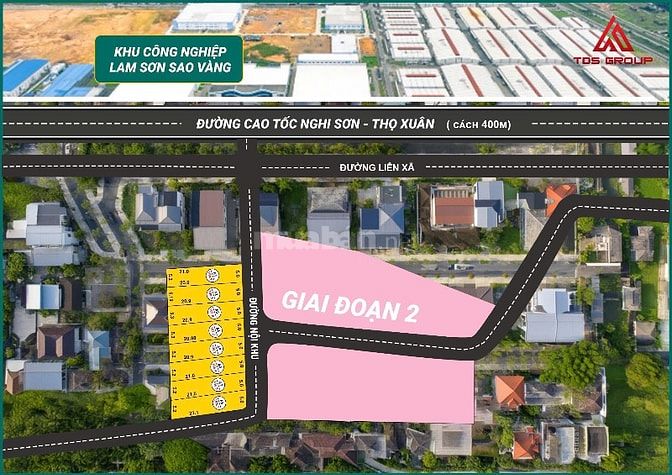 Cần bán lô đất cách kcn lam sơn sao vàng 400m