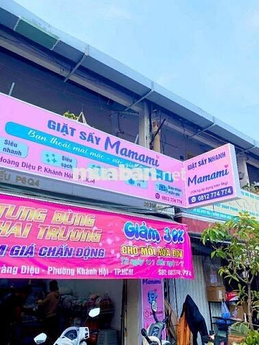 Cho thuê phía trước tiệm giặt sấy để kinh doanh