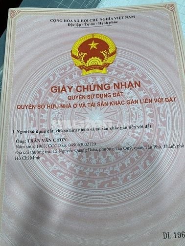 Nhà hẻm 4tỷ990 22/1/5b Nguyễn Văn Săng P. Tân Sơn Nhì Diện tích 44,7m2