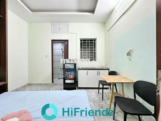 CHO THUÊ PHÒNG STUDIO CỬA SỔ ĐẦY ĐỦ NỘI THẤT THOÁNG GẦN ĐH VĂN HIẾN