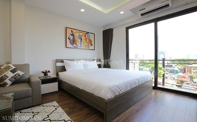 òa nhà Sumitomo cho thuê căn hộ 1 ngủ -60-65m2 thoáng, nội thất mới