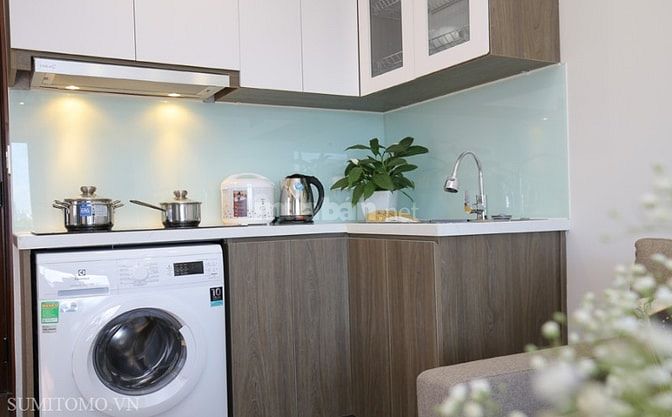 òa nhà Sumitomo cho thuê căn hộ 1 ngủ -60-65m2 thoáng, nội thất mới