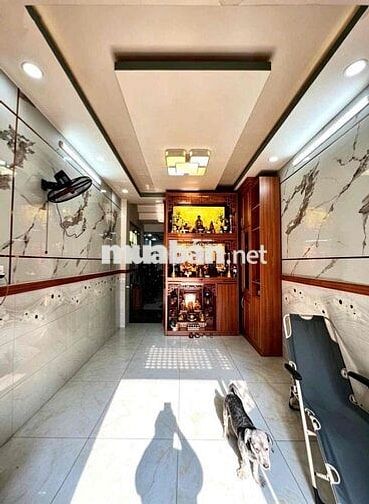 NHÀ ĐẸP 5 TẦNG PHẠM ĐĂNG GIẢNG- 2 MẶT HẺM XE HƠI- DTSD 152M2- NỞ HẬU