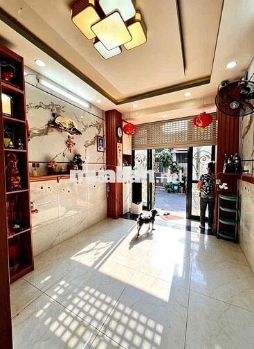 NHÀ ĐẸP 5 TẦNG PHẠM ĐĂNG GIẢNG- 2 MẶT HẺM XE HƠI- DTSD 152M2- NỞ HẬU