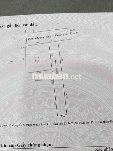 Bánn 3 Lô Đất , kiệt 4m oto tải, Gần biển, các trường ĐH Thanh Khê