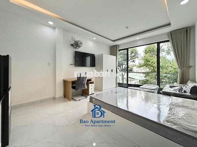 🔥Căn Hộ - 1PH Ngủ - Sttdio - Cửa Sổ - Ban Công - Đầy Đủ Tiện Nghi