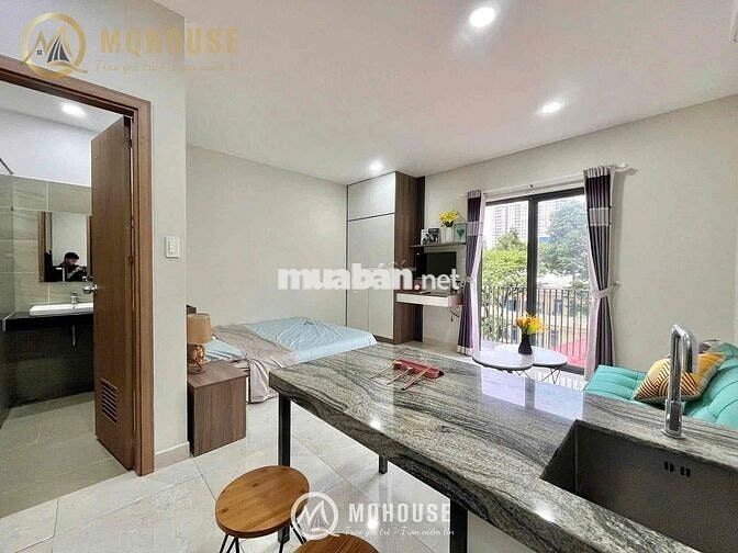 🔥Căn Hộ - 1PH Ngủ - Sttdio - Cửa Sổ - Ban Công - Đầy Đủ Tiện Nghi