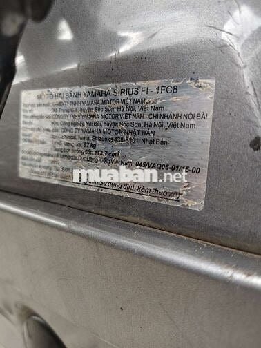 Yamaha Sirius FI 2018 Trắng