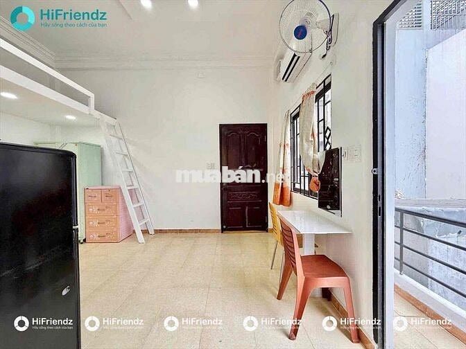 🔥PHÒNG GÁC BAN CÔNG MÁY GIẶT RIÊNG 30M2 - CHỈ TÍNH ĐIỆN NGAY BẢY HIỀN