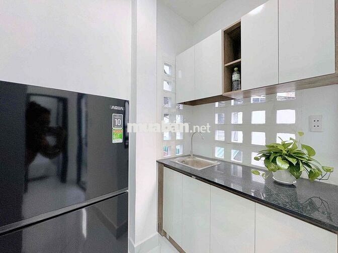 căn hộ phòng ngủ tách bếp, ban công thoáng, gần cầu Bông -chợ Bà Chiểu