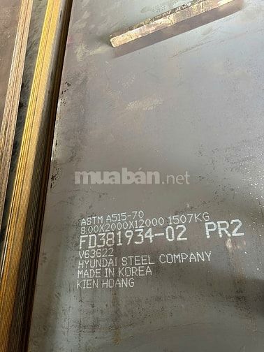 Báo Giá Thép Tấm A515 Mới Nhất 06/2026