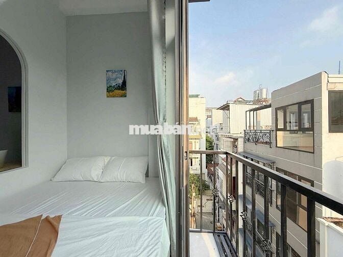 1 PHÒNG NGỦ , BAN CÔNG VIEW CỰC ĐẸP , FULL NỘI THẤT CỰC MỚI