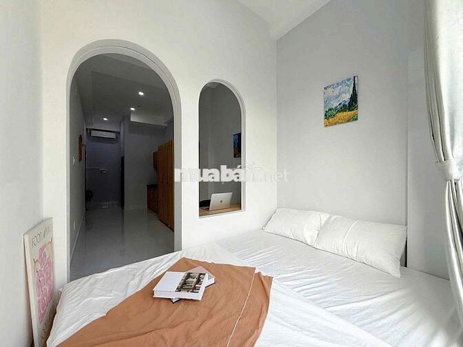 1 PHÒNG NGỦ , BAN CÔNG VIEW CỰC ĐẸP , FULL NỘI THẤT CỰC MỚI