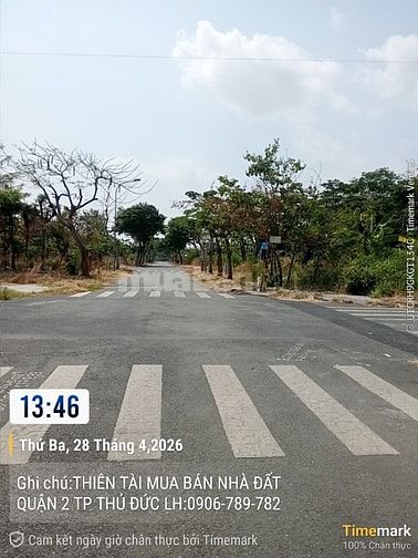 BÁN ĐẤT NỀN D/A KHU 50HA P CÁT LÁI QUẬN 2 CỦ, GIÁ 67TR/M