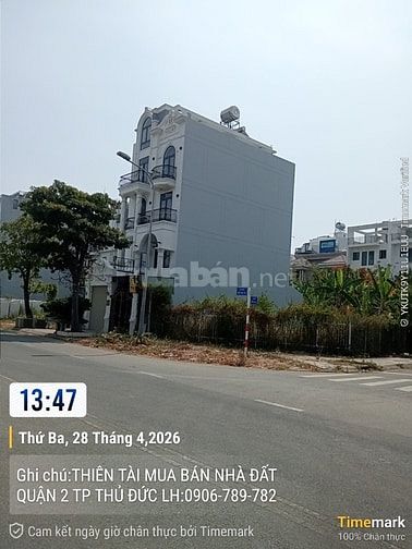 BÁN ĐẤT NỀN D/A KHU 50HA P CÁT LÁI QUẬN 2 CỦ, GIÁ 67TR/M