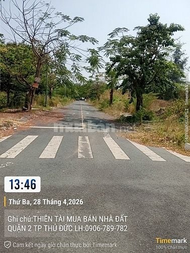 BÁN ĐẤT NỀN D/A KHU 50HA P CÁT LÁI QUẬN 2 CỦ, GIÁ 67TR/M