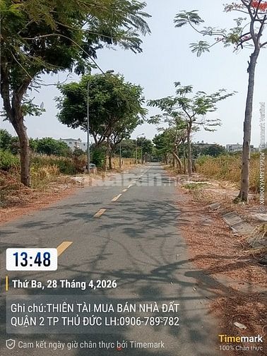 BÁN ĐẤT NỀN D/A KHU 50HA P CÁT LÁI QUẬN 2 CỦ, GIÁ 67TR/M