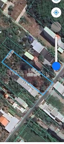 Đất mặt tiền Lăng Hoàng Gia, Tp Gò Công, 880m2 vuông vứt đẹp 3,7 tỷ