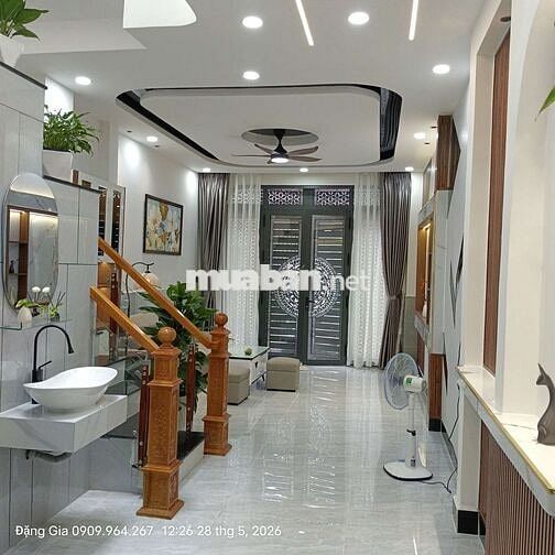 Nhà 3PN Hẻm Ô Tô 6m SHR 56m2 ngay Chợ Lê Đình Cẩn 