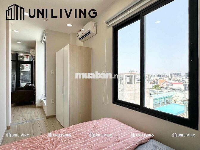 ☘️ 1PN Tách Bếp, View cao thoáng mát có Balcony ở gần Quận 1