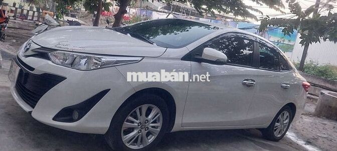 Toyota Vios 2019 E STĐ 55000 km Trắng