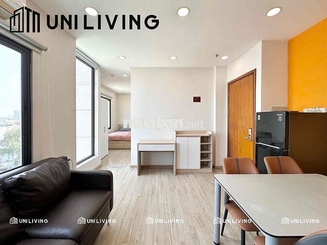 ☘️ 1PN Tách Bếp, View cao thoáng mát có Balcony ở gần Quận 1