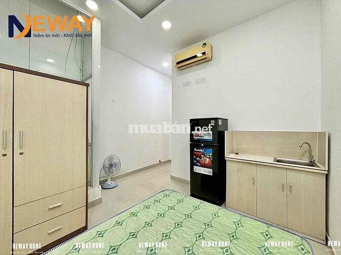 STUDIO SIÊU HIẾM FULL NỘI THẤT CHỈ, TÍNH ĐIỆN NƯỚC SÁT CẦU CALMATTE Q1
